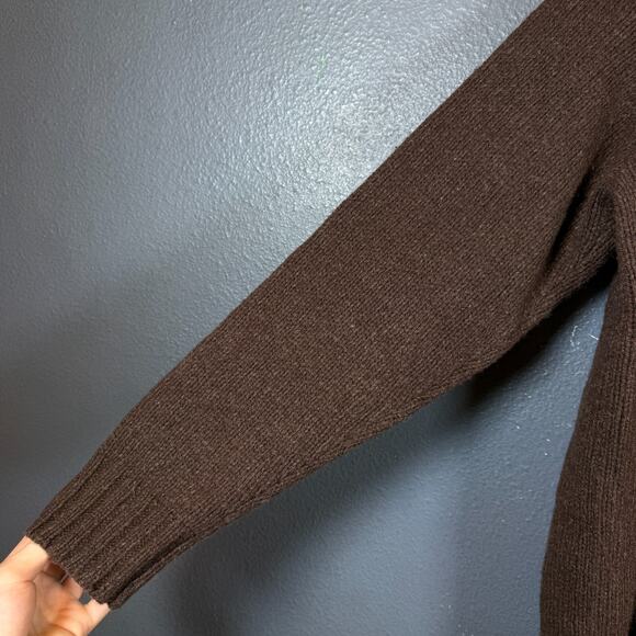 Number Nine 2 men’s brown wool full zip Japan sweater Avant Garde - Picture 11 of 16